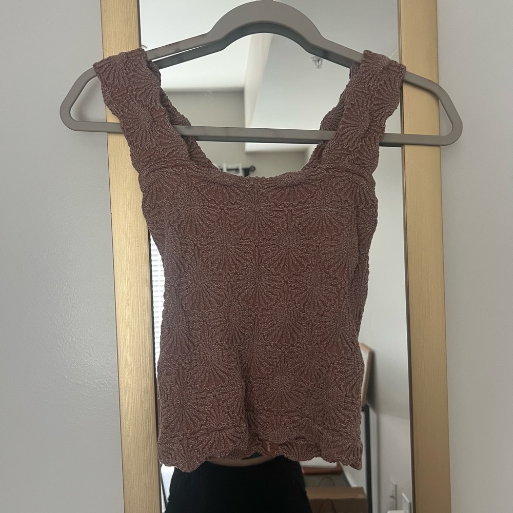 Free People Love Letter Cami Withered Rose